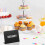 20 unidades de etiquetas de mesa de lousa de 10 x 7,5 cm (4 x 3 polegadas) para buffet, compatíveis com mini. 3