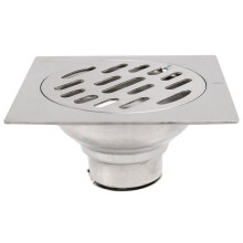 Silný nerezový čtvercový kryt podlahového odtoku proti zápachu, kryt odpadního odtoku do hotelové koupelny, sprchový odtok 100x100 mm