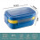 Lunch Box, Food Grade PP, Multiple Colors Available, Office Worker Lunch Box 2