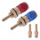 Adaptateurs eau/gaz (6 mm, 6 mm, bleu + rouge) 2