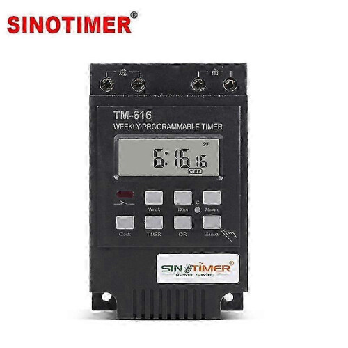 TM616B-4 Time Control Switch Intelligent Switch Timer Street Lightweight Power Timing Switch 30A 2