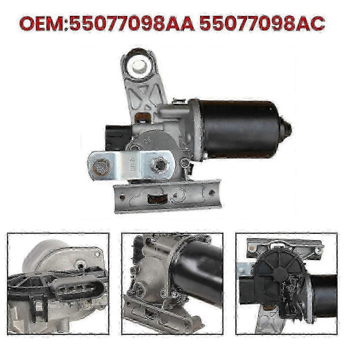 Compatible with Dodge Ram 1500 2003-2009 Front Windshield Wiper Motor Spare 55077098AA 1