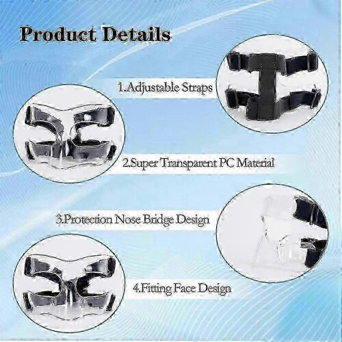 Adjustable Face Cover for Sports Training Nose Protector with Padding-Yvan 1