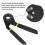 Alicate de aperto ajustável durável de 68 mm com chave hexagonal de 6 e 8 polegadas para reparos. 3
