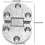 2 Pcs Sturdy Flap Hinges, Sewing Machine Table Recessed Hinge Self Supporting Flip Hinge Screw Folding Flap 4