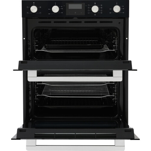 Belling Belling BEL BI703MFC Built Under 60cm Electric Double Oven Black A/A 2