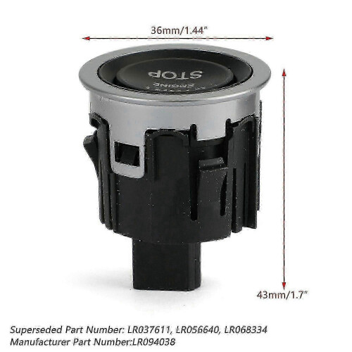 Interruptor robusto de partida/parada automática para Rover Evoque Sport LR094038 LR056640, compatível com Range Rover. 1