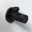 Durable Black Shut-Off Valve Angle Faucet, Solid Brass Diverter Valve for Shower Head Coupler 5