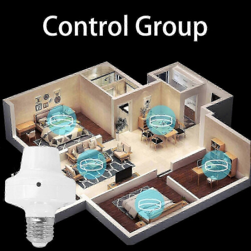 A C90-250V Wirelessly BT Connected Intelligent Lightweight Bulbs E27 Base Socket Bracket Supported Phones App Control/ Timing 1