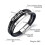 Reliable Braid Leather Bracelet for Men Black 2