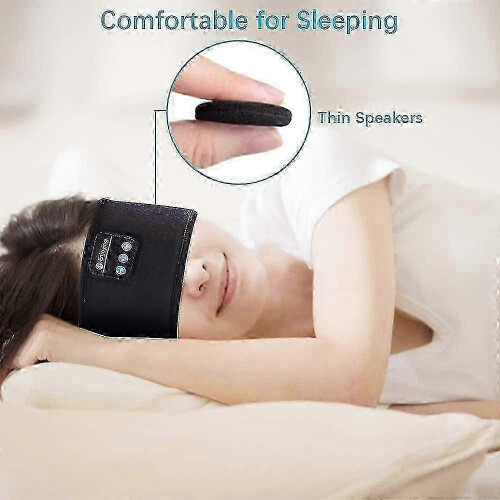 Ακουστικά ύπνου με Bluetooth Headband, Αναβαθμισμένο Ευέλικτο Ασύρματο Headband Ύπνου 1