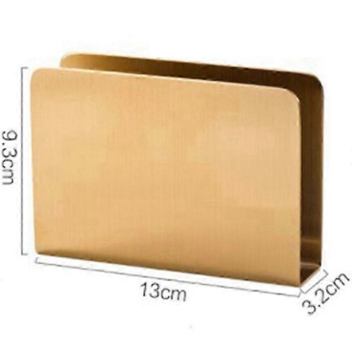 Nordic Gilded Napkin Iron Vertical Tissue Box Tissues Storage Holders 1