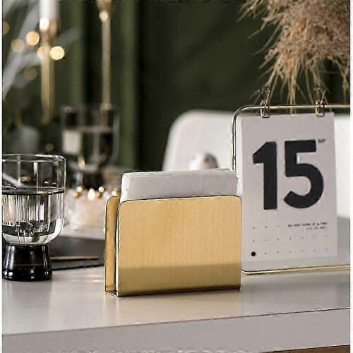 Nordic Gilded Napkin Iron Vertical Tissue Box Tissues Storage Holders 2