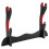 2 Tier Katana Samurai Sword Bracket Black Mount Hanger Red Cotton Display Stand 3