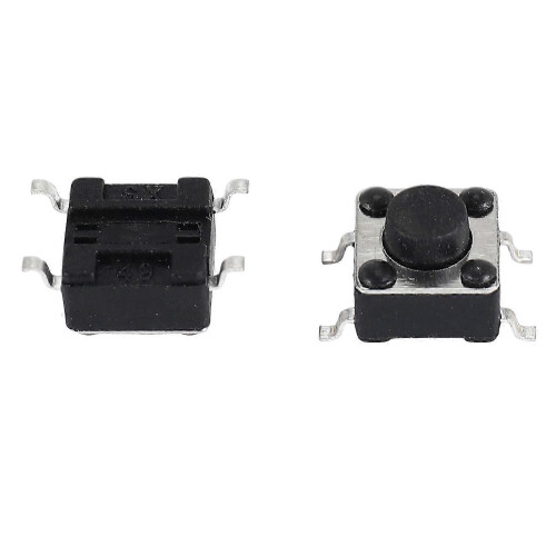 50Pcs 6x6x5mm 4-Pin DIP Through Hole Momentary Tactile Push Button Switch 2