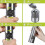 Sturdy Stainless Steel Electrical Pepper Grinder E Press Type Automatic Grinding Bottle Kitchen Supplies,8819 3