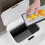 Efficient Induction Trash Can Automatic Dustbin Bucket Garbage Bathroom for Kitchen Electrical Type Touch Trash Bin Paper Basket a 4