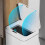 Efficient Induction Trash Can Automatic Dustbin Bucket Garbage Bathroom for Kitchen Electrical Type Touch Trash Bin Paper Basket a 3