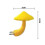 2x Led Night Lightweight Mushroom Wall Socket Lamp Eu Plug Warm White Light-control Superb 5