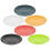 Durable Unbreakable Plates Microwave Safe Simple and Elegant Round Shape for Formal Dinners 6Pcs 3