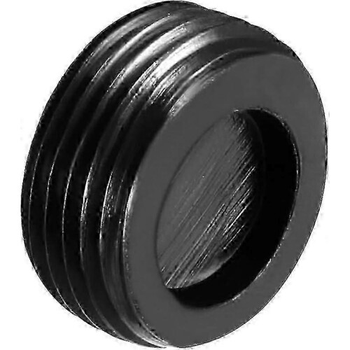 Motor Brush Shield Caps - 13mm O.D., 7mm I.D., 5mm Thickness, Plastic Universal Thread Black 2
