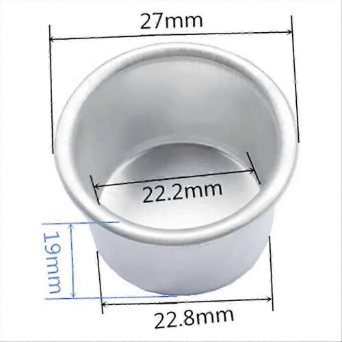 Inserti in metallo per candele, supporto per candeliere, 100 pezzi 2