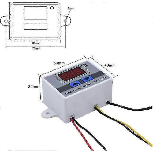 XH-W3001 Programmable Digital Led Temperature Controller Module with Waterproof Probe for European Market 1