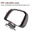 Blind Spot Mirror Rectangle Wide Adjustable Angle Blind Spot Angle Auxiliary Mirrors for Auto 2