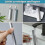 Lot de 2 raclettes robustes pour vitres, douches et surfaces de cuisine. 3