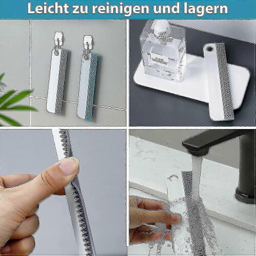 Lot de 2 raclettes robustes pour vitres, douches et surfaces de cuisine. 2