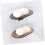 Bath Soap Bracket Case, Storage Trays for Tub, Bathtub Shampoo 2PCS 3