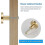 Efficient Round Cabinet Knobs, Solid Brass Drawer Knob, Cabinet Pull Handle, Gold Cupboard Door Knob, Gold Cabinet Pull, Single 3