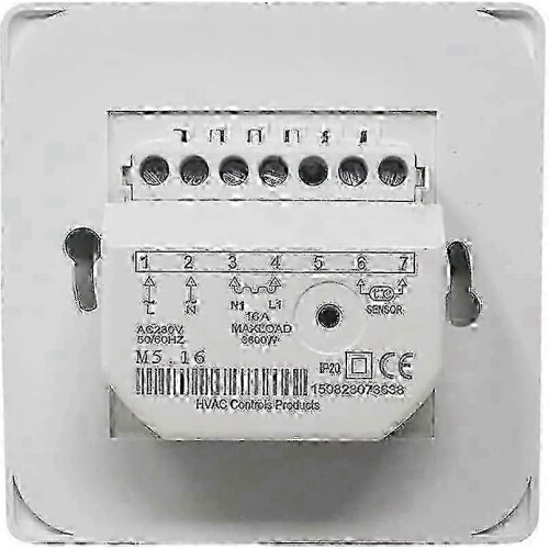220v 16a Electrical Floor Heating Thermostat with Probe, Manual Mechanical Controller 2