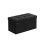 Foldable Small Storage Ottoman - Fabric - Ink Black - Multi-Functional Footrest with 300 kg Load Capacity 1