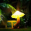 2x Led Night Lightweight Mushroom Wall Socket Lamp Eu Plug Warm White Light-control Superb 3