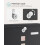 Wall-Mounted Mailbox - Metal - Black - Lockable Design with Newspaper Holder and Viewing Windows 3