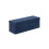 Foldable Storage Ottoman - Fabric - Dark Blue - Multifunctional Foot Rest with Storage 1