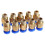 Male Threaded Air Pipe Push-In Pneumatic Quick Coupler (3mm, PC6) 10PCS 3