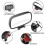 Blind Spot Mirror Rectangle Wide Adjustable Angle Blind Spot Angle Auxiliary Mirrors for Auto 4