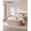 Foldable Storage Ottoman - Fabric - Jelly Pink - Space-Saving Design 2