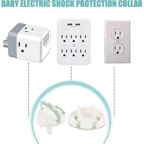 24Pcs Socket Protective Shield Electrical Outlet Plugs Secure Plug Children Safe Outlet Plug Plastic Socket Protector Plug Covers 1