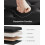 Foldable Small Storage Ottoman - Fabric - Ink Black - Multi-Functional Footrest with 300 kg Load Capacity 3
