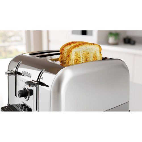 Morphy Richards Morphy Richards 240130 Venture 4 Slice Toaster Brushed Steel 1