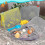 Efficient 3 Pack Mesh Beach Sack for Kids with Shell Collecting Features 2