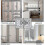 10Pcs Cabinet Hinge Service Plate Set with Holes Flat Fixing Brackets 4