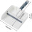 3 Set S Glass Wiper Dining Table Scraper Housewarming Gift, Rubber Dining Table Squeegee 2