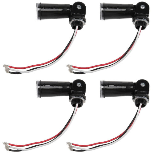 Duurzame 4-pack, schemeringssensor/dag/nachtsensor, fotocelsensor, IP65 waterdicht 1