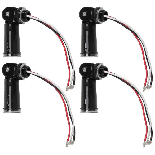 Duurzame 4-pack, schemeringssensor/dag/nachtsensor, fotocelsensor, IP65 waterdicht 2