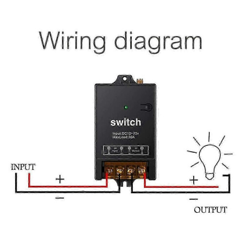 Efficient Suitable for Remote Control Switch, Dc 12v/24v/48v/72v 40a Relay, Wireless Rf Switch with 984ft Range 2