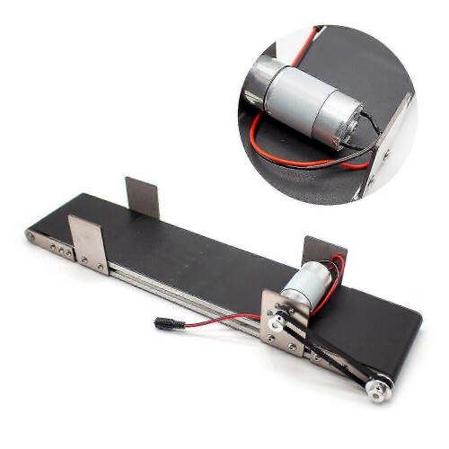 Metal Desktop Conveyor Strap Small Assembly Line Electrical Conveyor AC100-240V 1